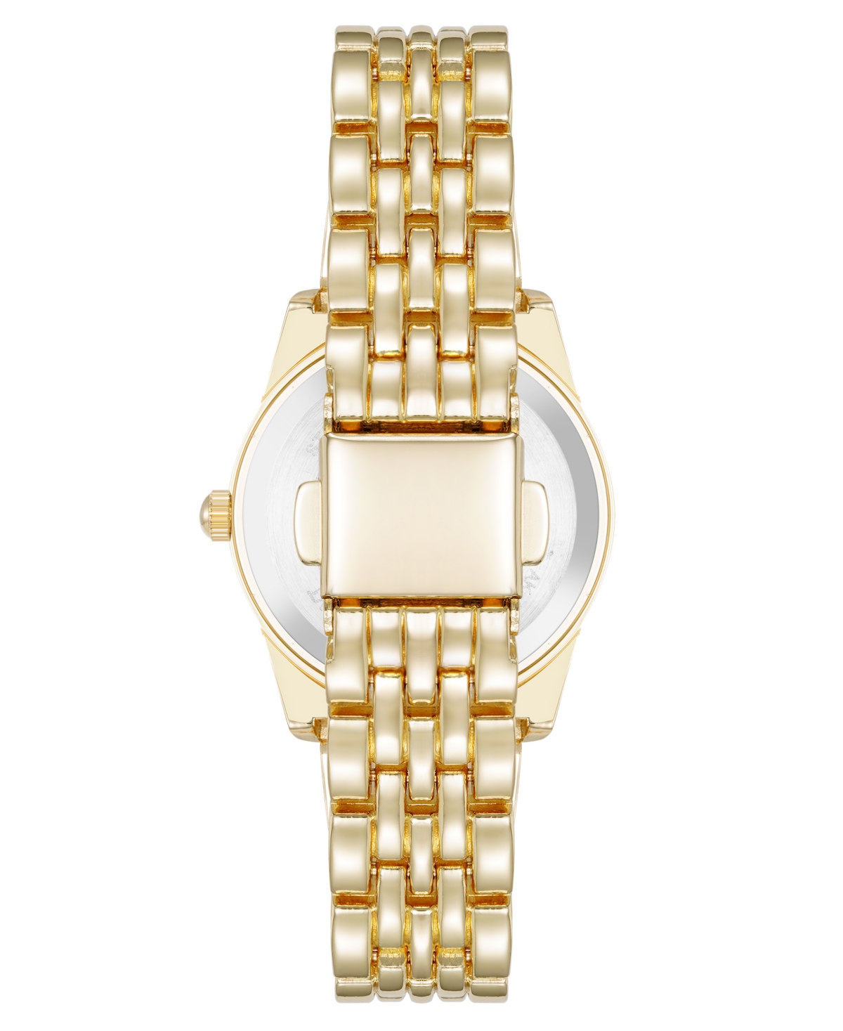 Shop Anne Klein Women's Quartz Casual Coin Edge Black And Gold-tone Alloy Metal Watch, 26mm In Black,gold-tone