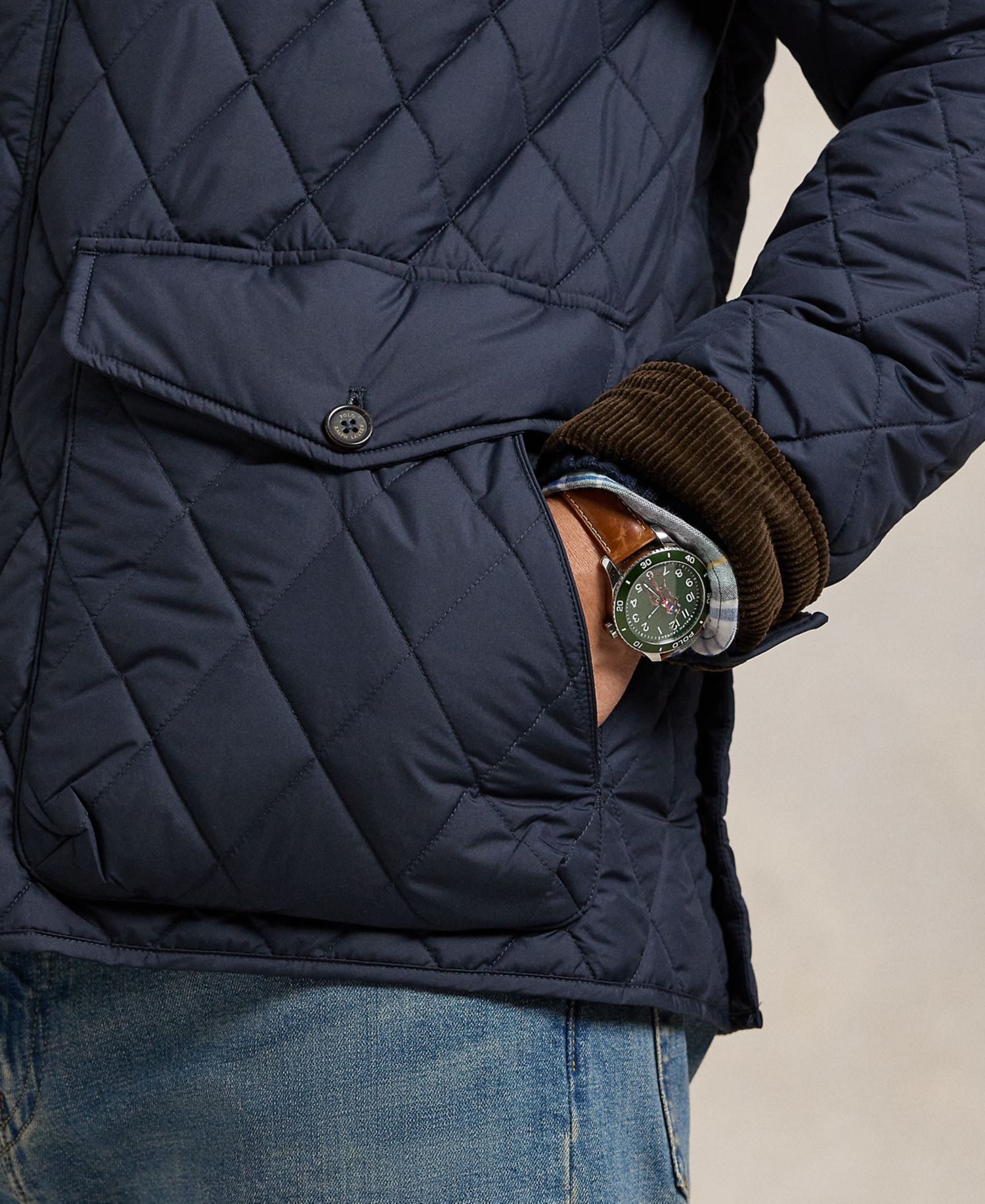Men's Big & Tall Beaton Quilted Water-Repellent Full-Zip Jacket