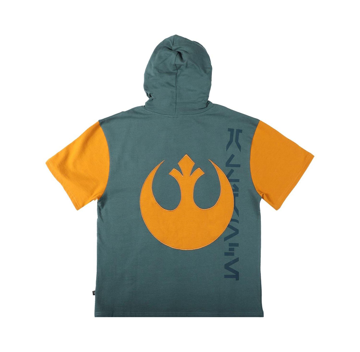 Men's and Women's Green Star Wars Rebel Alliance Short Sleeve Pullover Hoodie
