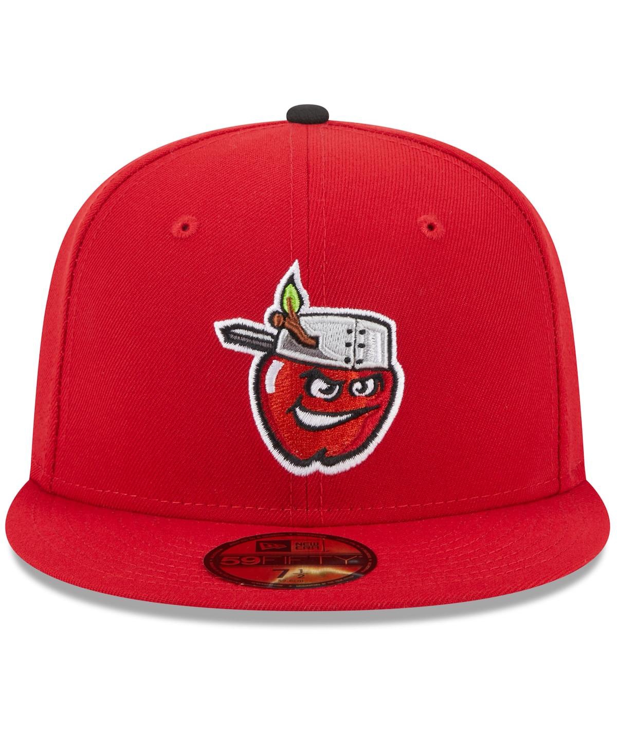 New Era Men'sFort Wayne TinCaps Authentic Collection Alternate Logo 59FIFTY Fitted Hat - Red