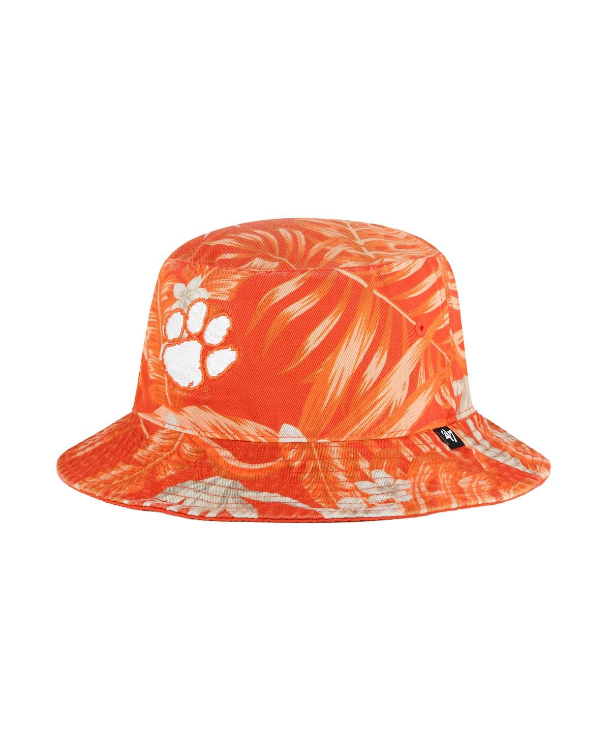 Shop 47 Brand Men's Orange Clemson Tigers Tropicalia Bucket Hat