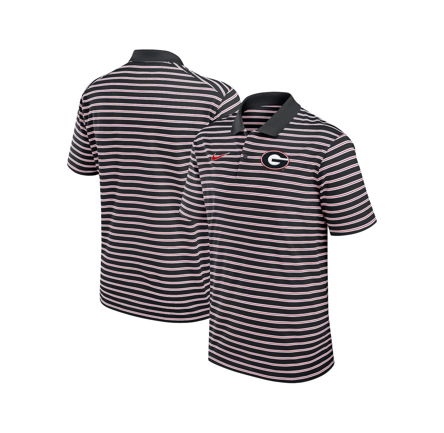 Men's Georgia Bulldogs Primetime Victory Striped Performance Polo