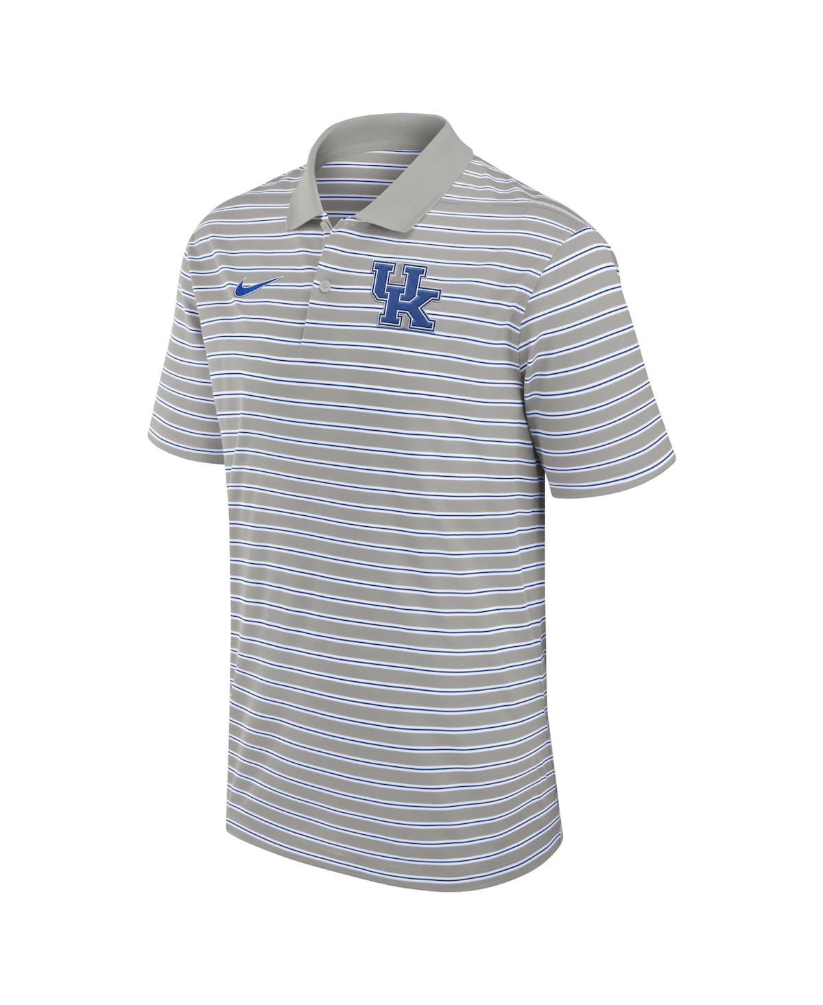 Nike Duke Blue Devils Primetime Victory Striped  Men's Dri-fit College Polo In Royal,white