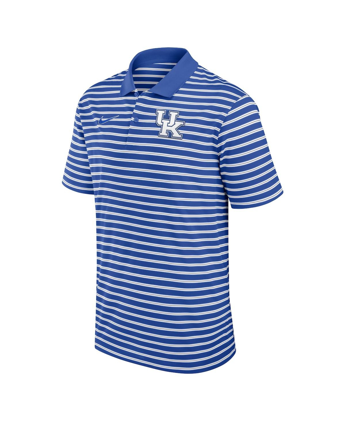 Nike Men's Kentucky Wildcats Primetime Victory Striped Performance Polo - White