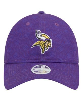 Women's Purple Minnesota Vikings Smiley 9TWENTY Adjustable Hat