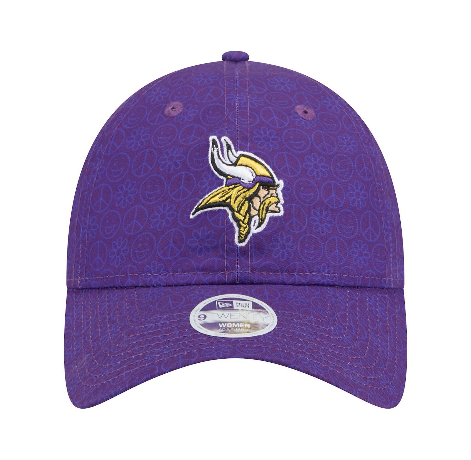 Women's Purple Minnesota Vikings Smiley 9TWENTY Adjustable Hat