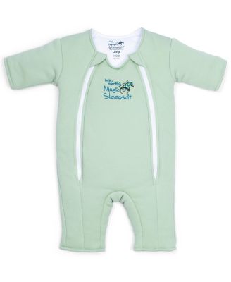Baby Merlins Magic Sleepsuit Baby Girls Baby Merlins Magic Sleepsuit Cotton Baby Transition Swaddle Yellow 6-9 months - Sage green 50$