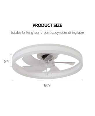Ceiling Fan with Lights Dimmable LED