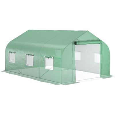 Walk-in Greenhouse w/Mesh Door, Windows (11.5'x10'x7')
