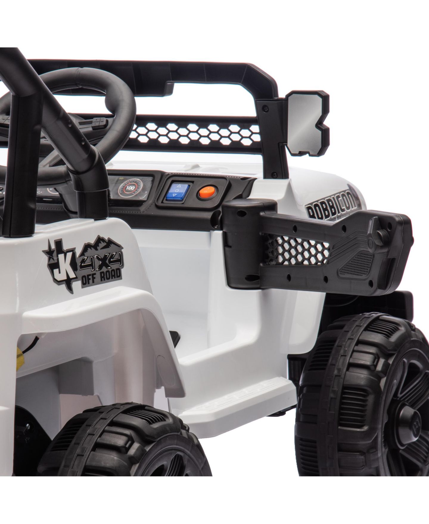 Детская игрушка Streamdale Furniture Electric Ride-On Truck 12V with Parent Control, 3–7 лет, цвет: Белый — фото 2