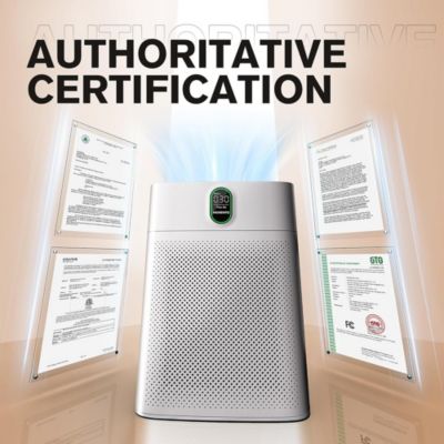 MORENTO HEPA Air Purifier for Home Large Room up to 1076 Sq Ft with PM 2.5 Display Air Quality Sensor