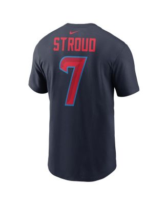 Men's C.J. Stroud Navy Houston Texans Name Number T-Shirt