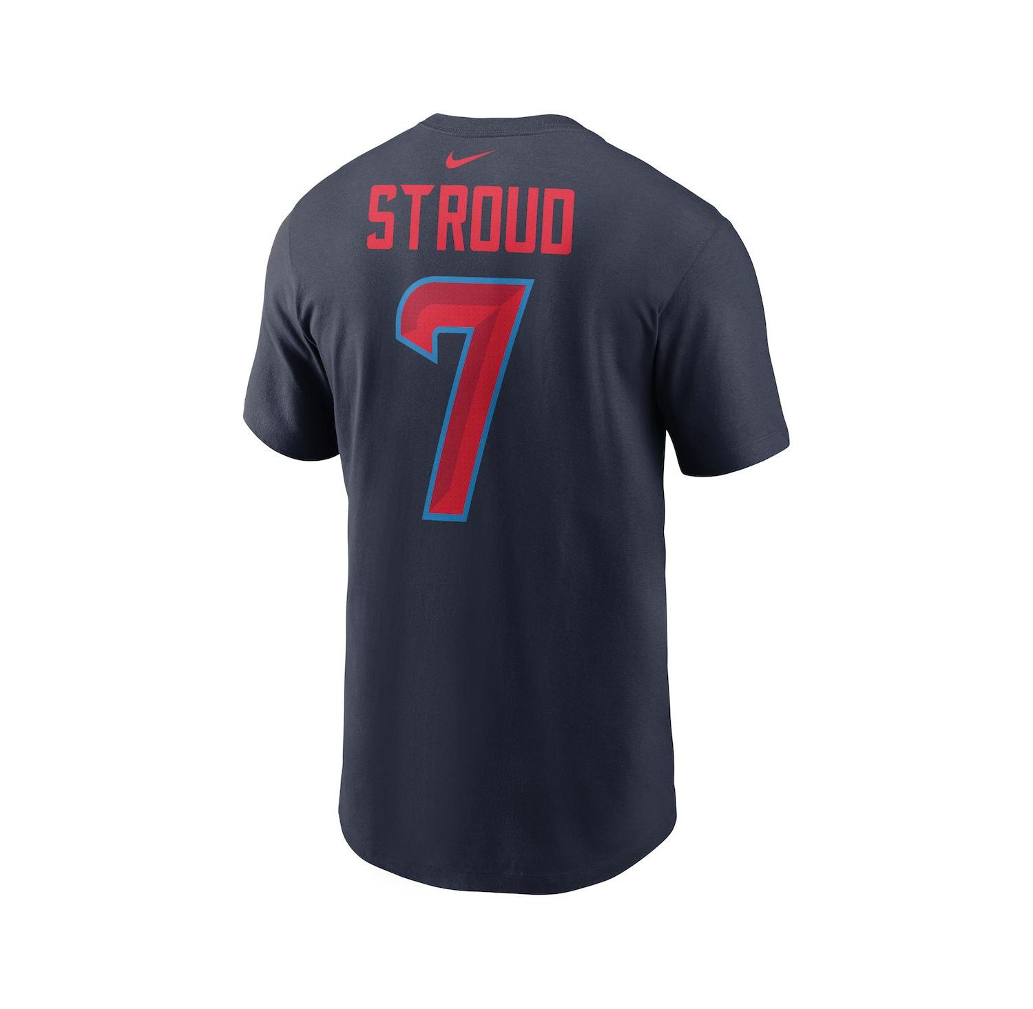 Men's C.J. Stroud Navy Houston Texans Name & Number T-Shirt