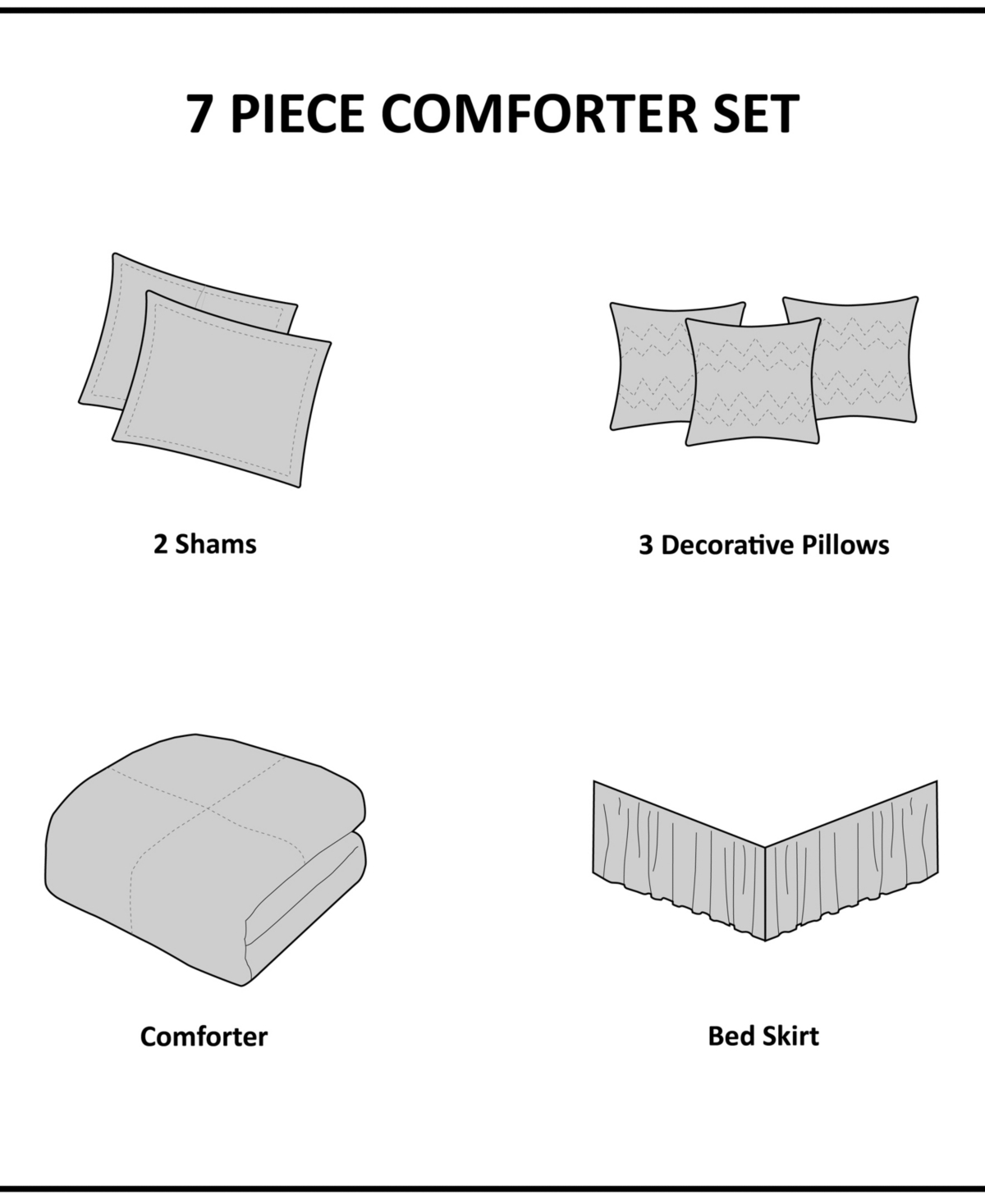 Madison Park Wilma 7-Pc. Comforter Set