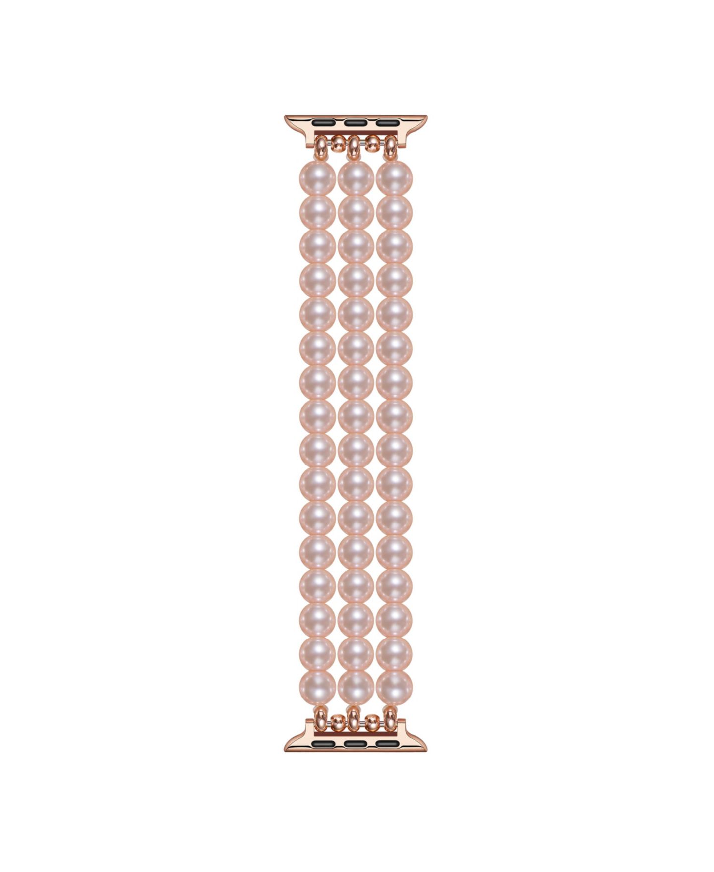 Ремешок для часов Posh Tech Violet Faux Cultivated Pearl Band for Apple Watch 44,45,46,49mm, цвет: Белый — фото 7