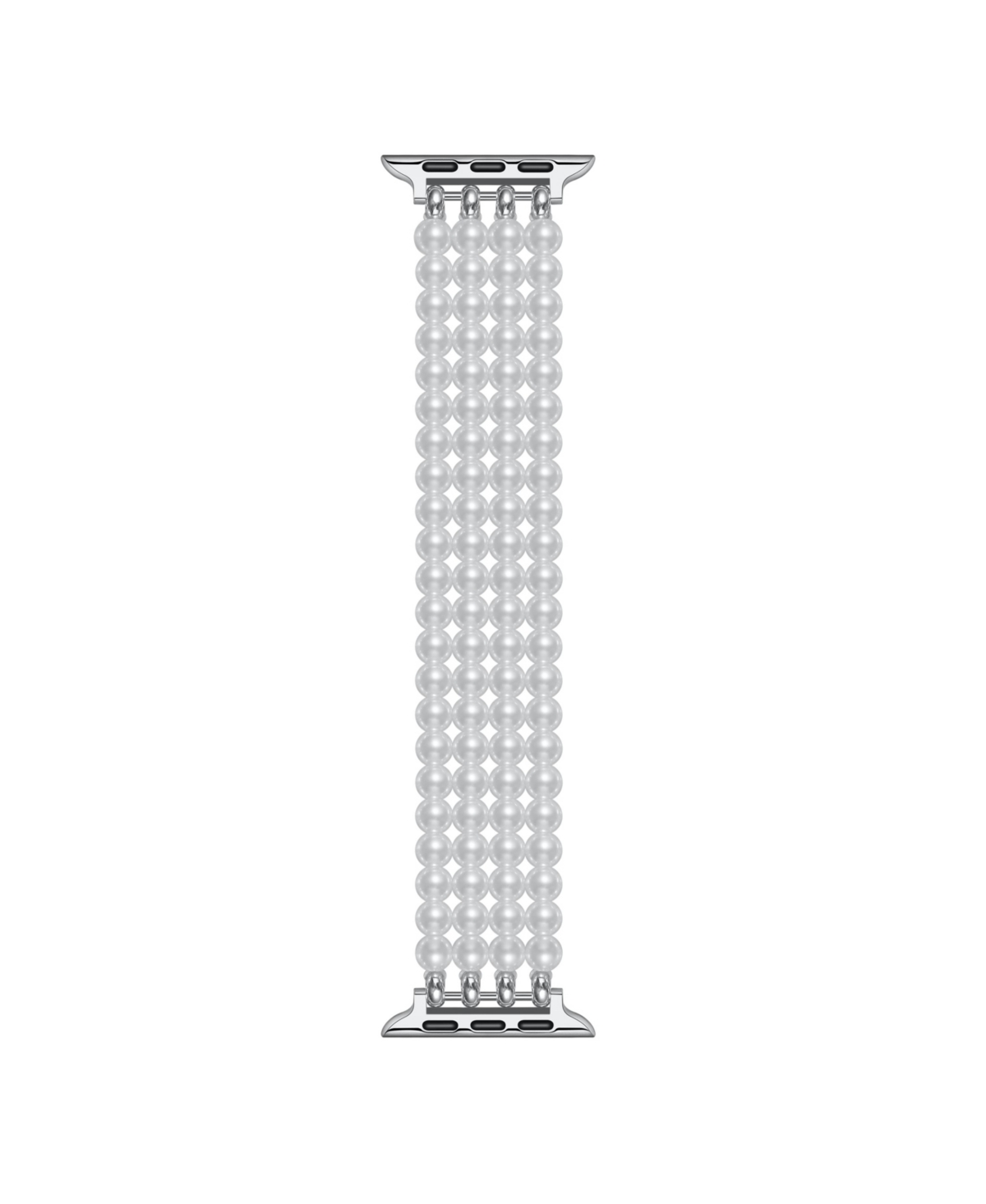 Shop Posh Tech Ariel Faux Cultivated Pearl Band For Apple Watch 44,45,46,49mm In White