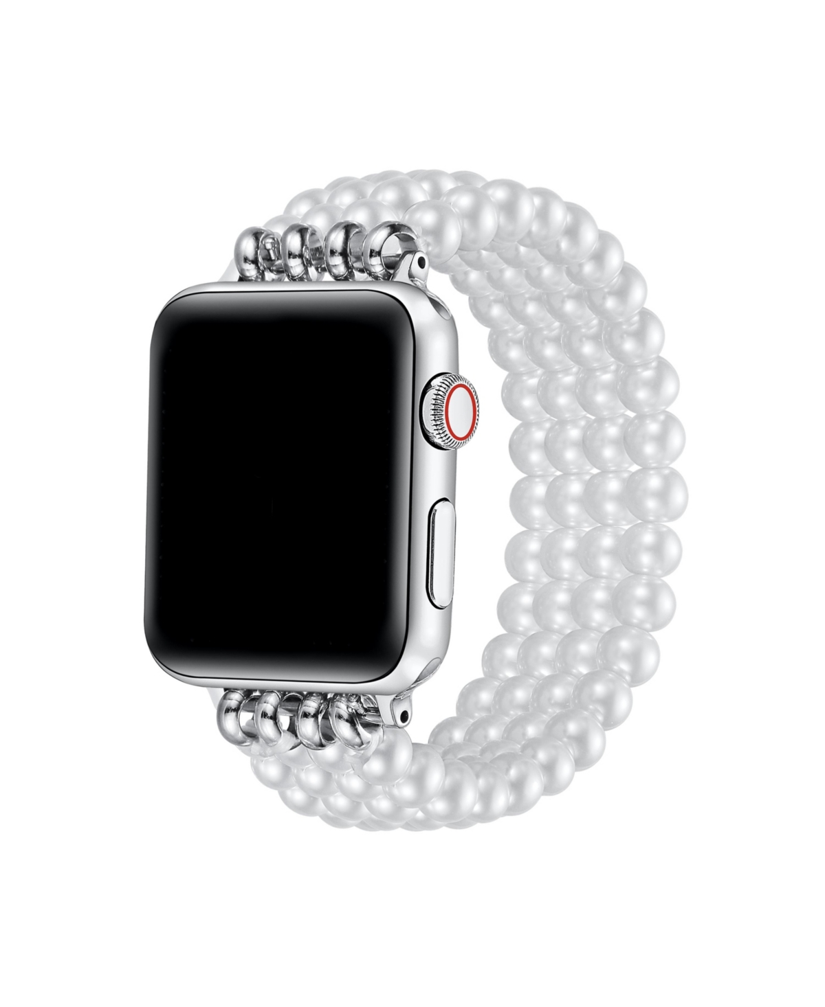 Shop Posh Tech Ariel Faux Cultivated Pearl Band For Apple Watch 44,45,46,49mm In White