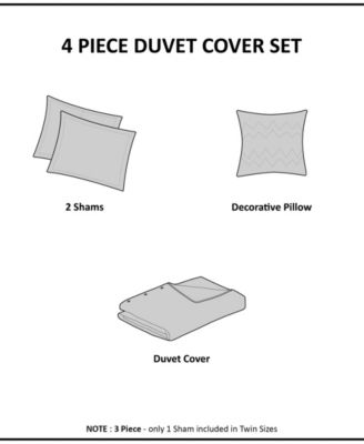 Cassiopeia Watercolor Tie Dye 4-Pc. Duvet Cover Set, Full/Queen