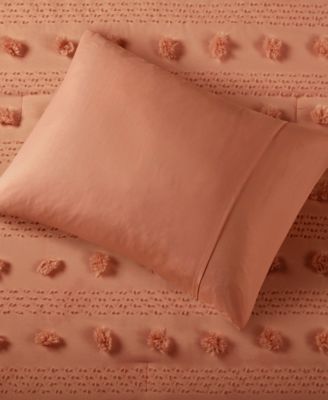 Lucy Clip Jacquard 3-Piece Comforter Set, Full/Queen