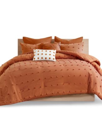 Brooklyn Jacquard Cotton 7-Pc. Comforter Set, King/California King