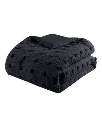 Lucy Clip Jacquard 3-Piece Comforter Set, Twin/Twin XL