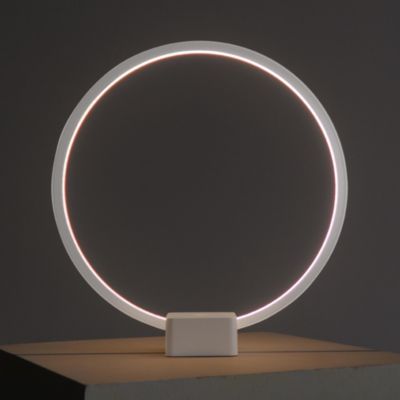 Circle 15" Dimmable Modern LED Desk Lamp with USB Port