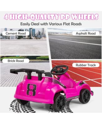 6V Kids Ride On Go Cart with Remote Control and Safety Belt-Red