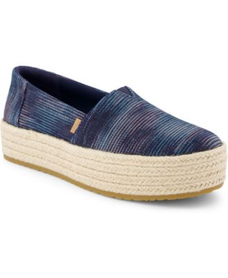 Women's Valencia Novelty Denim Platform Espadrilles