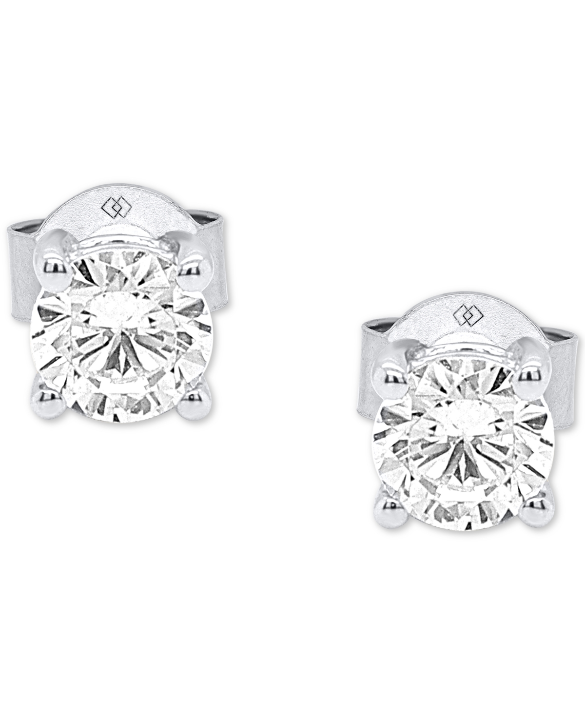 Forever Grown Diamonds 2-Pc. Set Lab Grown Diamond Pendant Necklace & Matching Stud Earrings (1 ct. t.w.) or 14k Gold-Plated Sterli