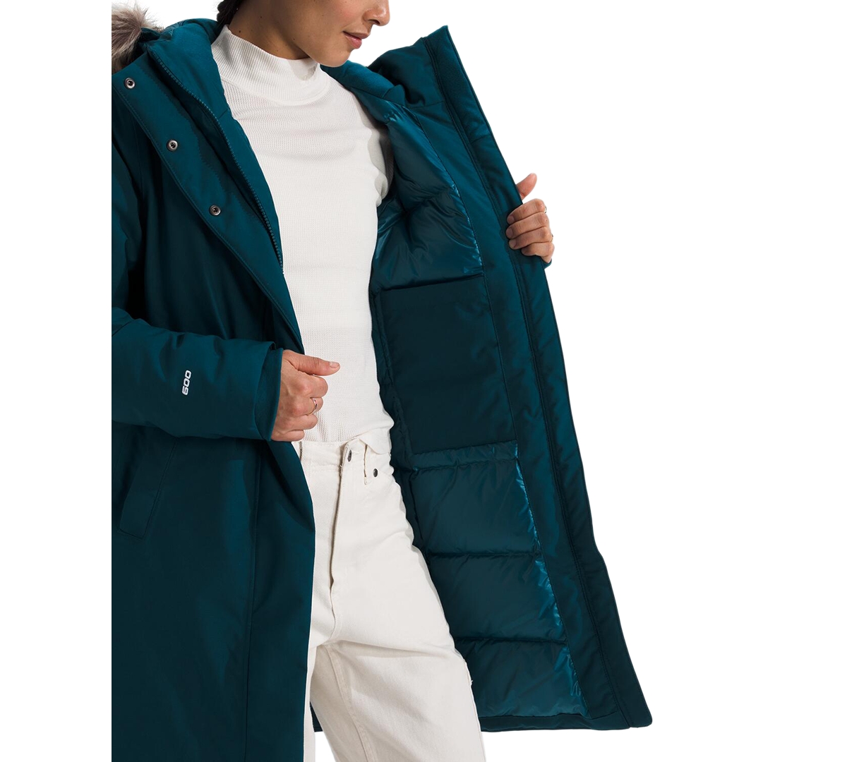THE NORTH FACE WOMEN'S ARCTIC HOODED FAUX-FUR-TRIM PARKA 