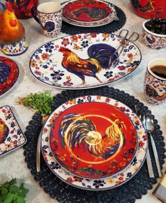 Morning Rooster Set of 4 Mugs