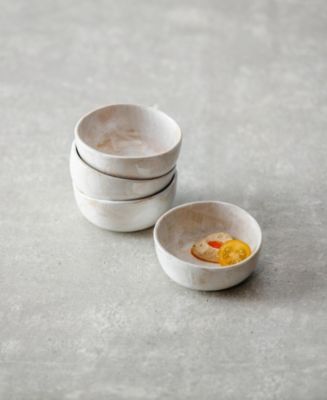 Fortessa Cloud Terre No. 2 Dip Bowls, Set of 4 - Macy's