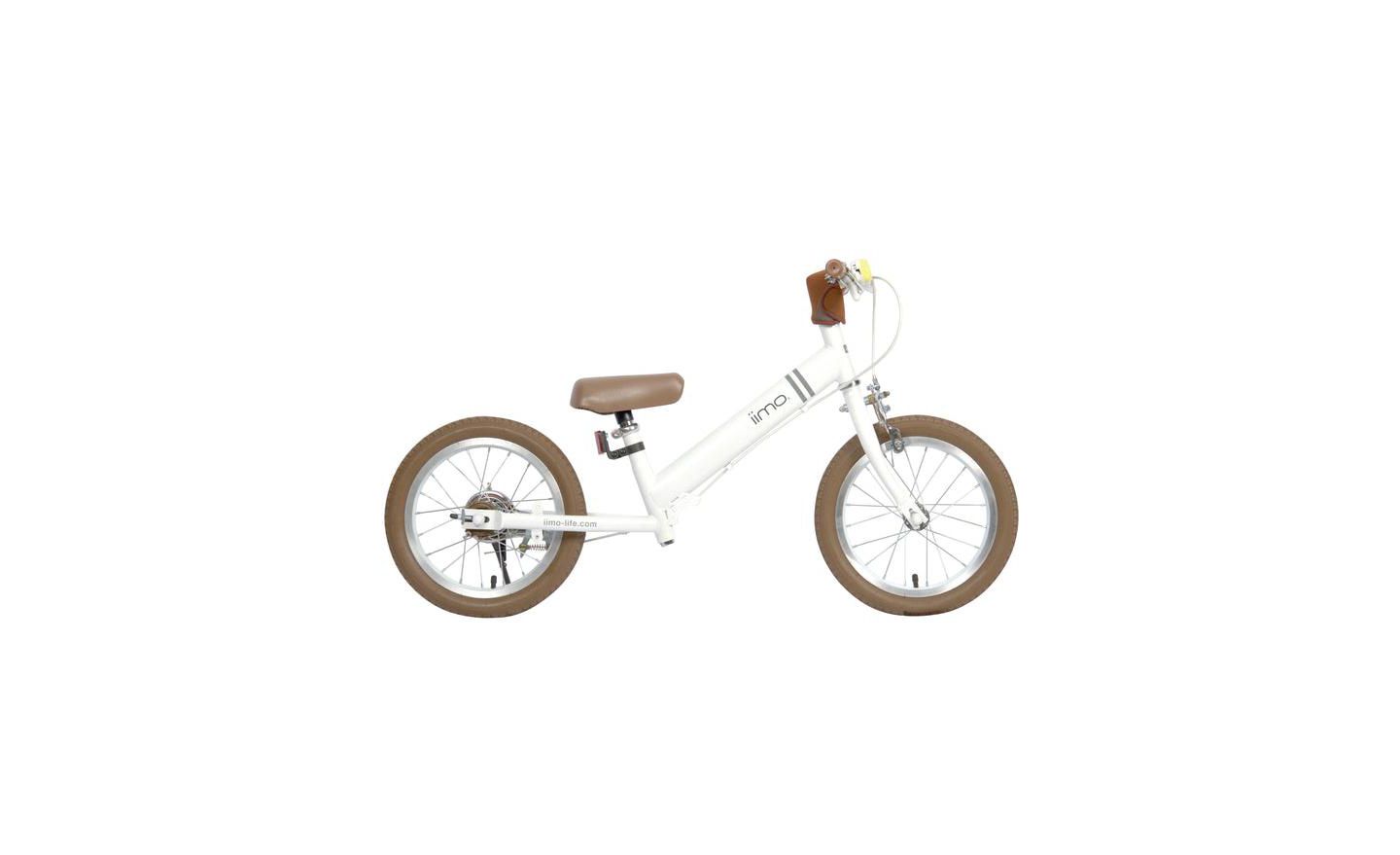 Детская игрушка IIMO 2-in-1 Balance Bike 14" (Balance Bike to Pedal Bike), цвет: Белый — фото 1