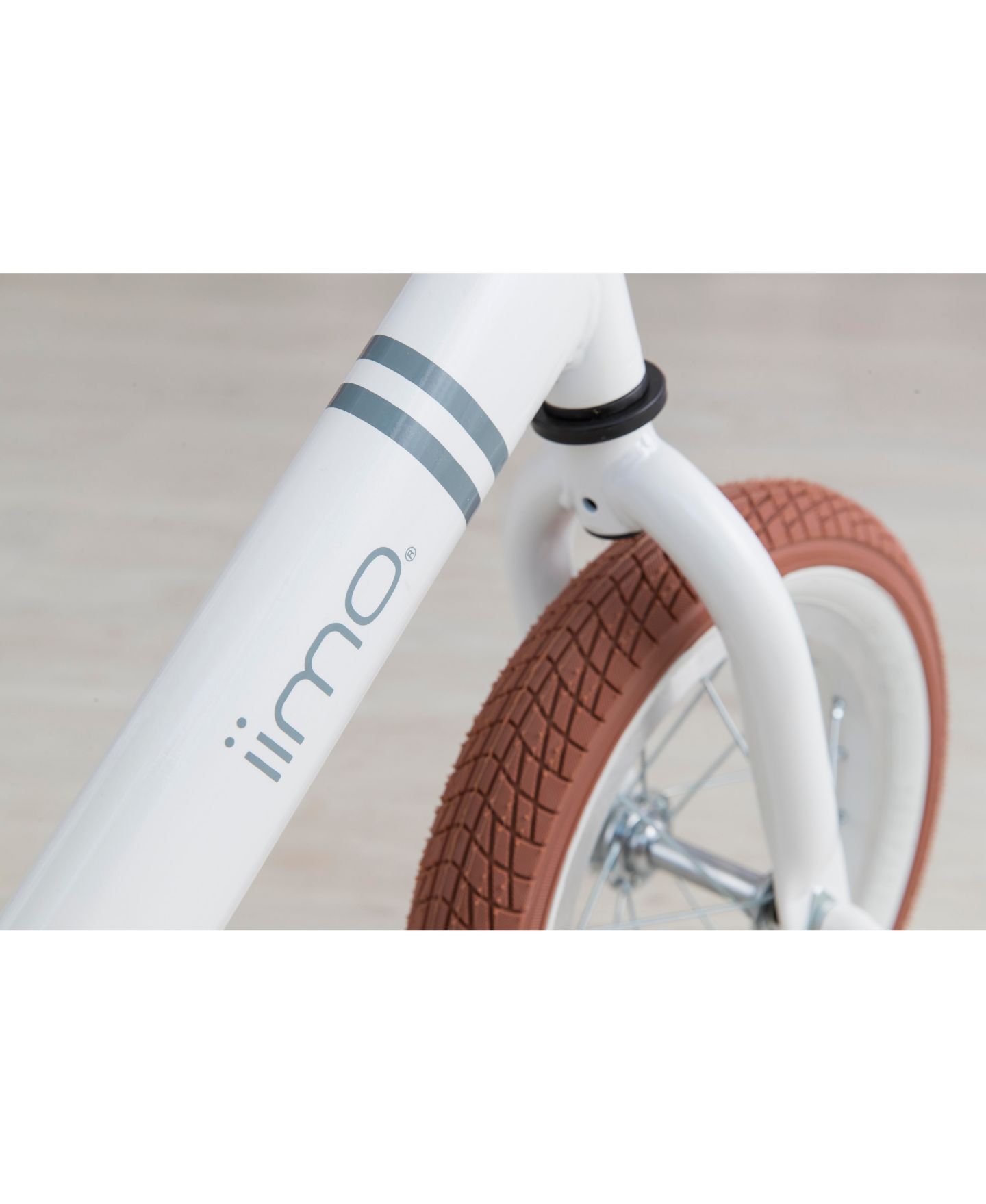Детская игрушка IIMO 12" Alloy Balance Bike with Rear Wheel Brake, от 2 лет, цвет: Белый — фото 6