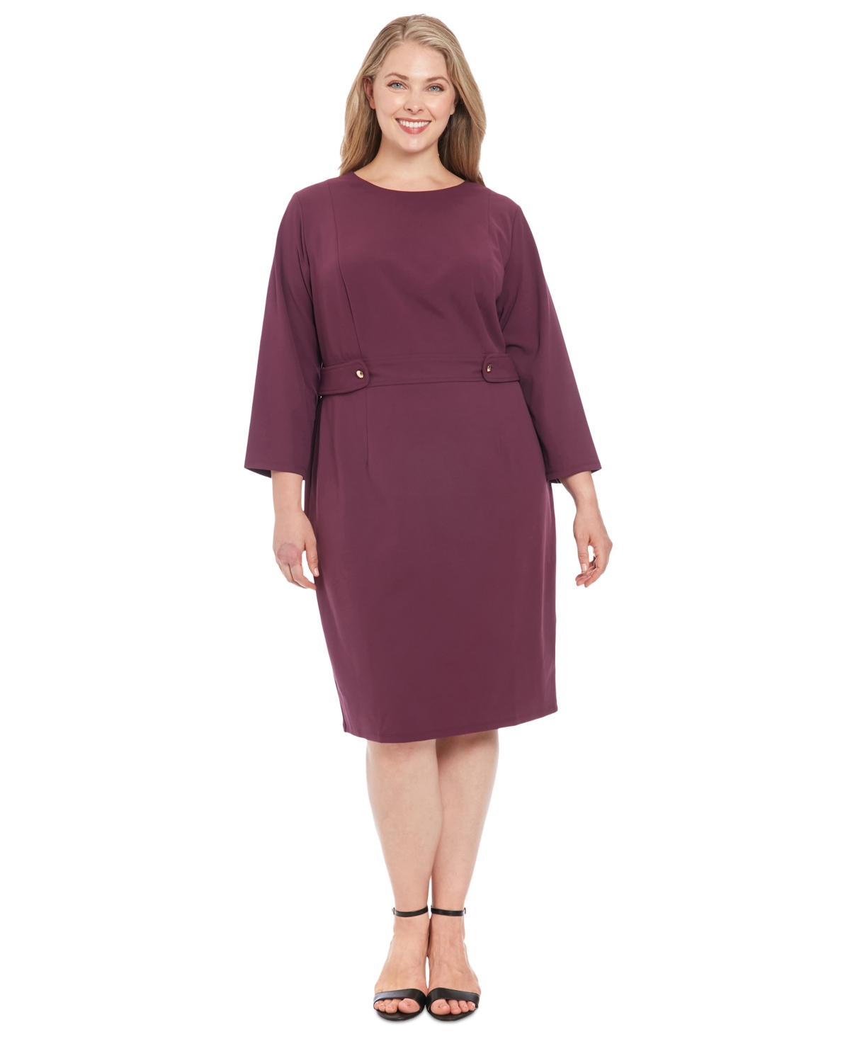 Eggplant sheath dress 2025