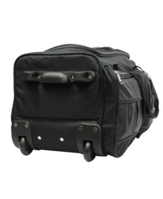 Dejuno Expedition Pro 20-Inch Carry-On Rolling Duffle Bag