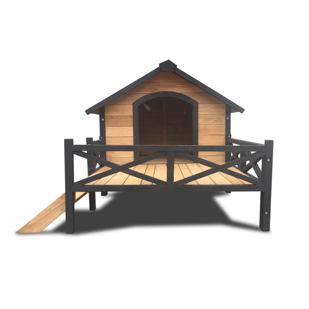 Streamdale Premium Wooden Dog Kennel with Porch