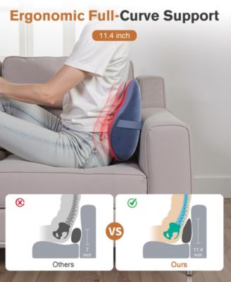 3D Shiatsu Massage Cushion Heat Therapy Neck and Shoulder Massager with Memory Foam