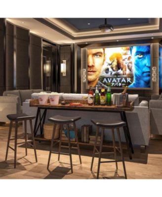 70.87 inch Extra Long Console Table Behind Couch, Rustic Industrial Sofa Table for Living Room, Narrow Entryway Hallway Long Bar Table