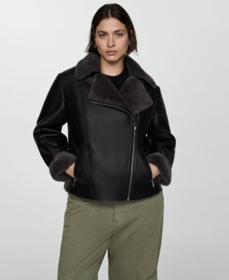 Women's Faux Shearling-Lined Jacket