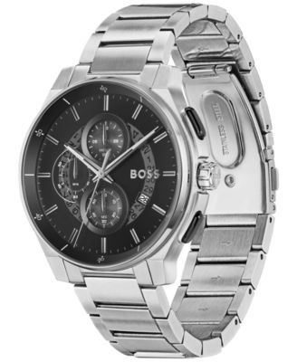 Men's Peak 2.0 Quartz Chrono Stainless Steel Watch 45mm