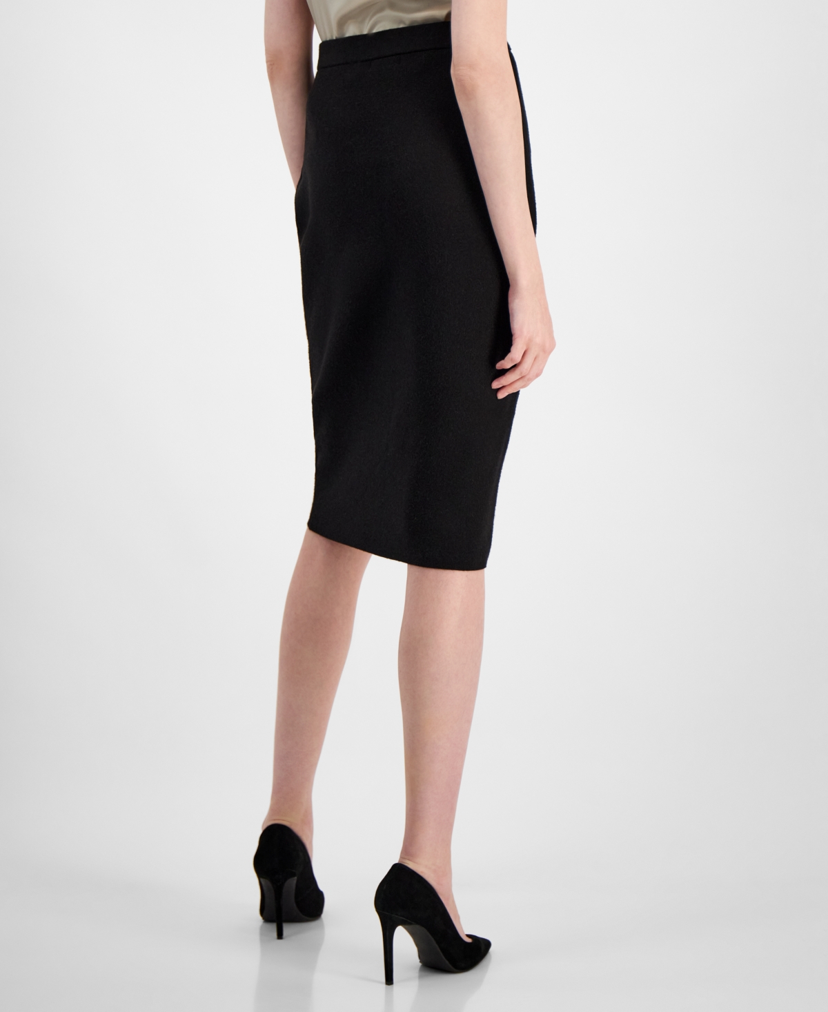 T Tahari Women's Jacquard-Stripe Pull-On Skirt
