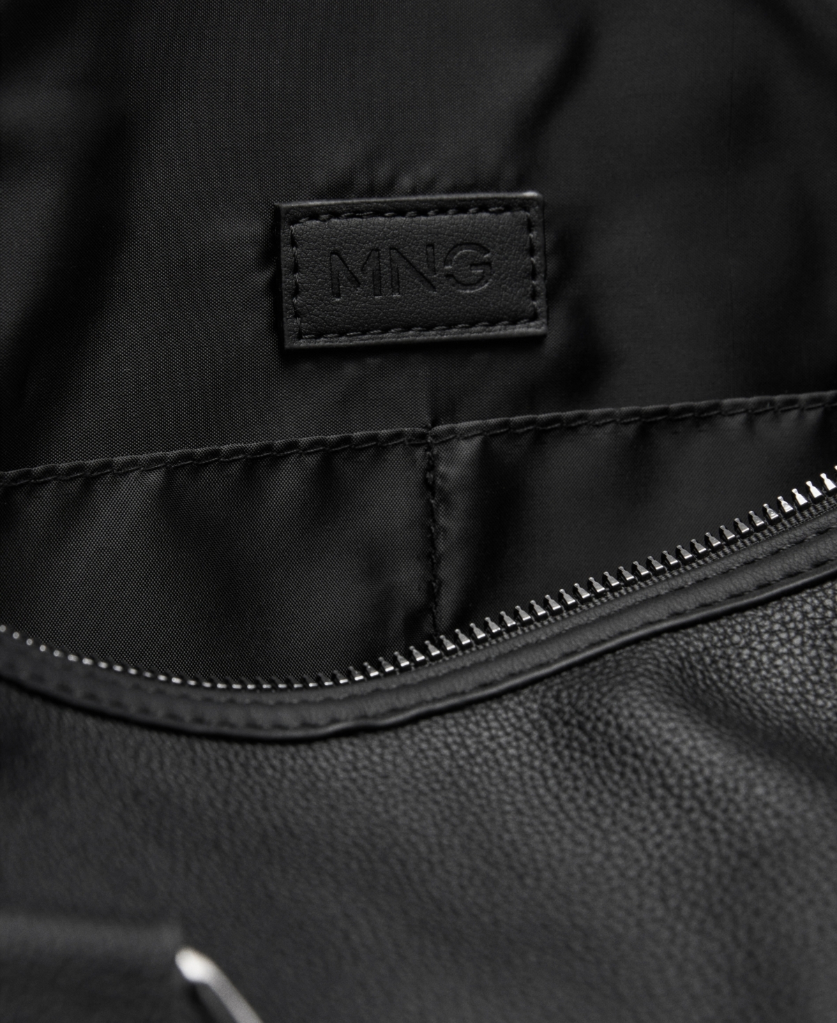 Mango Men's Patent Leather-Effect Bowling Bag