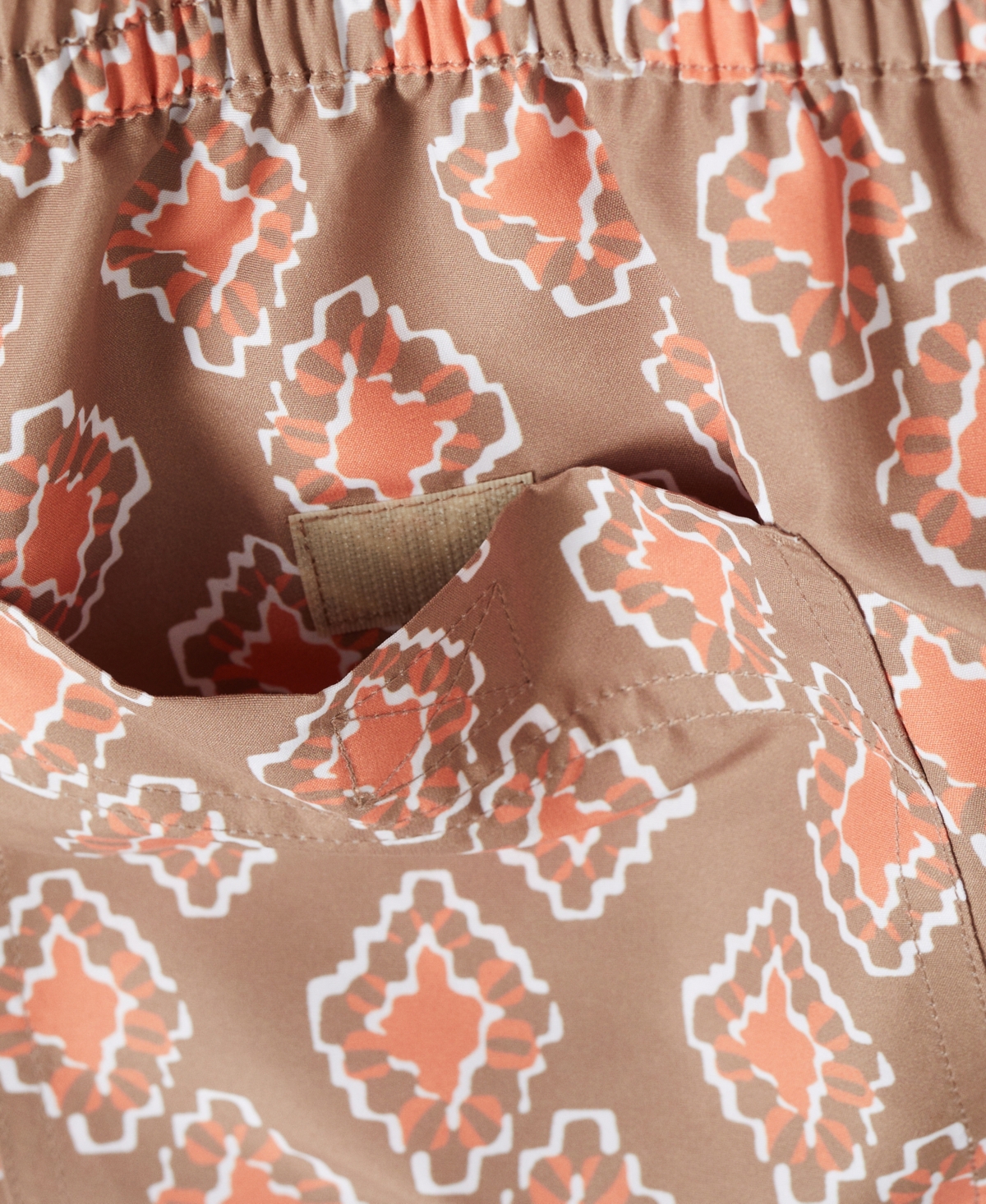 Mango Men's Geometric-Print Swimsuit