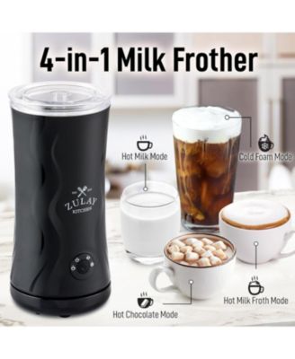 Powerful 4-in-1 Electric Milk Frother and Steamer