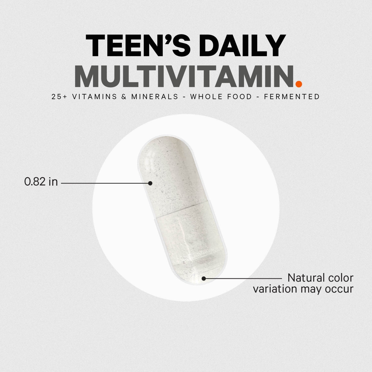 Codeage Teen s Daily Multivitamin Supplement, 25+ Vitamins & Minerals for Teenage Boys & Girls, Organic Whole Foods Vitamins for Teenagers, Vitamin A