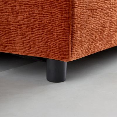 Streamdale Modern Upholstered Lounge Chair with Adjustable Backrest and Pillow