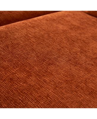 Streamdale Modern Upholstered Lounge Chair with Adjustable Backrest and Pillow