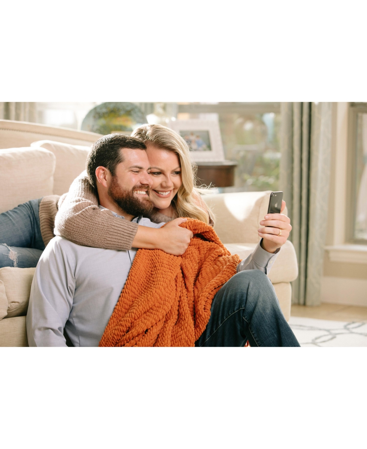 Chanasya Premium Textured Knit Throw Blanket with Tassels - Soft, Cozy Blanket for Couch, Bed, Living Room - 60