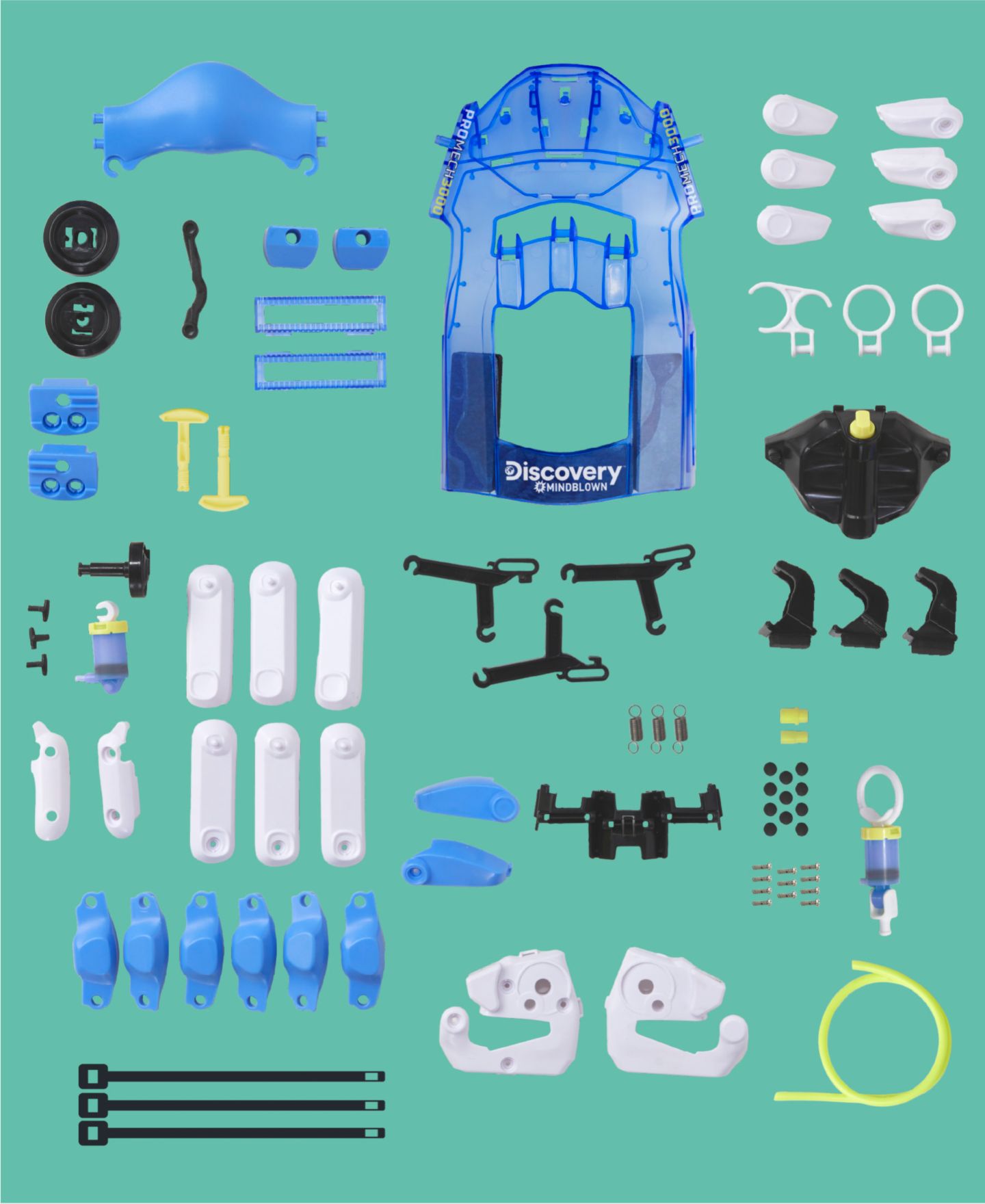 Детские конструкторы Discovery #Mindblown Bionic Hand DIY Hydraulic Build Kit — фото 8
